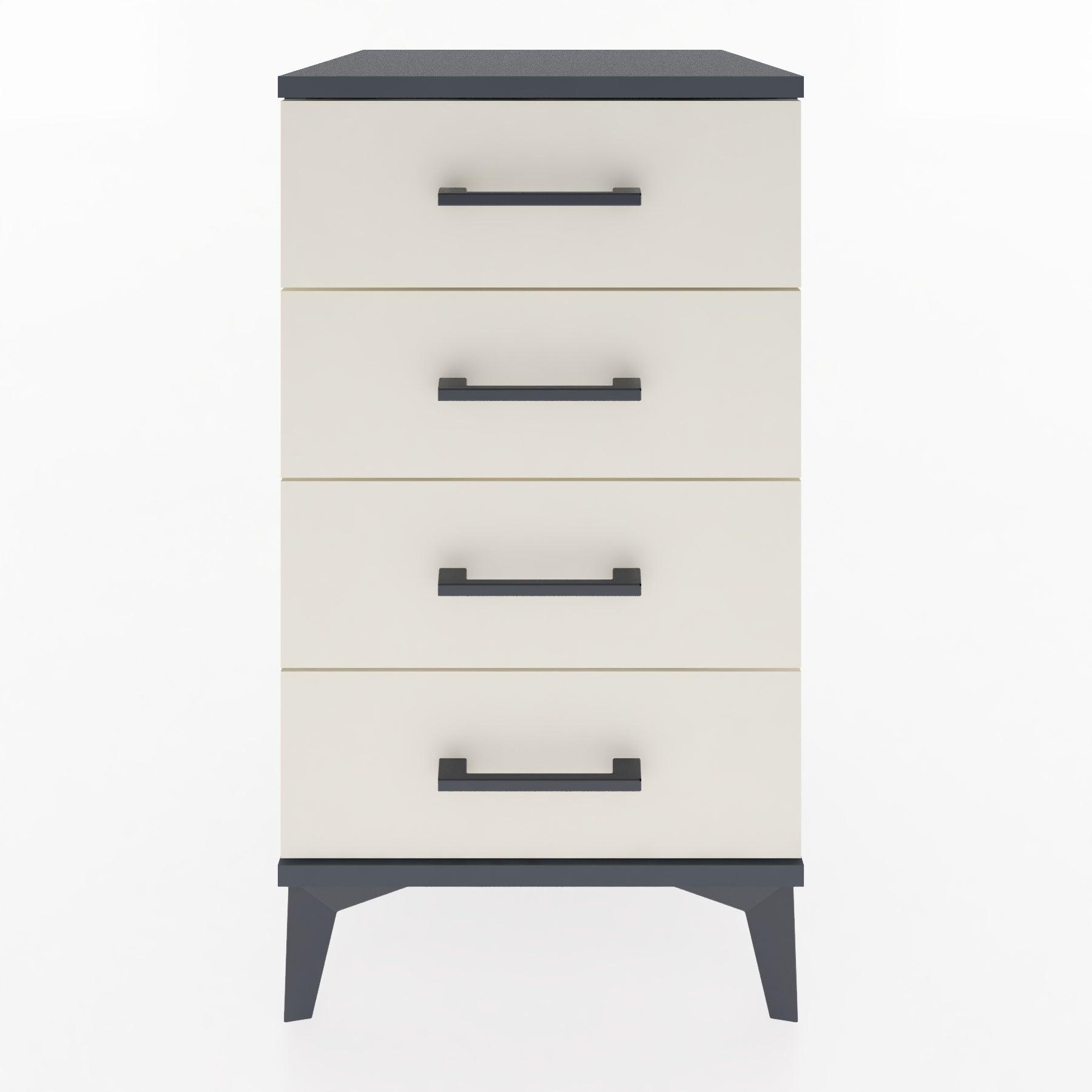 Woodntry Modular Nightstand Anthracite 44x44x68 cm Drawer C1-2