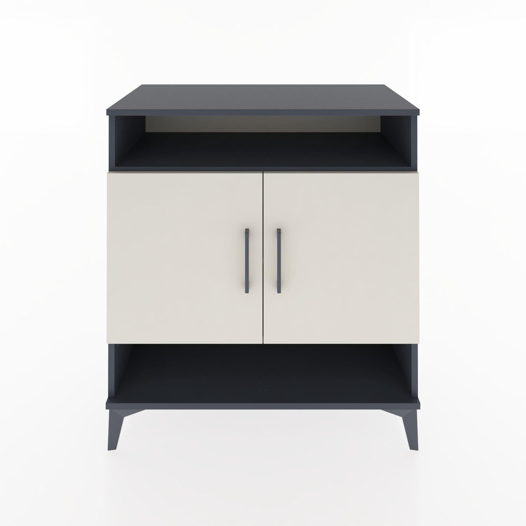 Woodntry Modular Dresser Anthracite 88x44x84 cm with Cover and Shelf KR68-2
