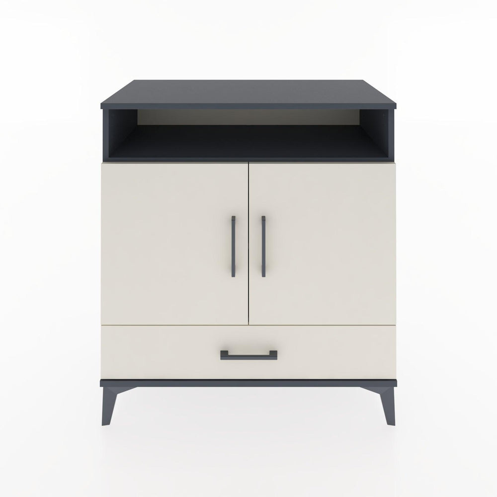 Woodntry Modüler Şifonyer Antrasit 88x44x84 cm Fonksiyonel F62-2