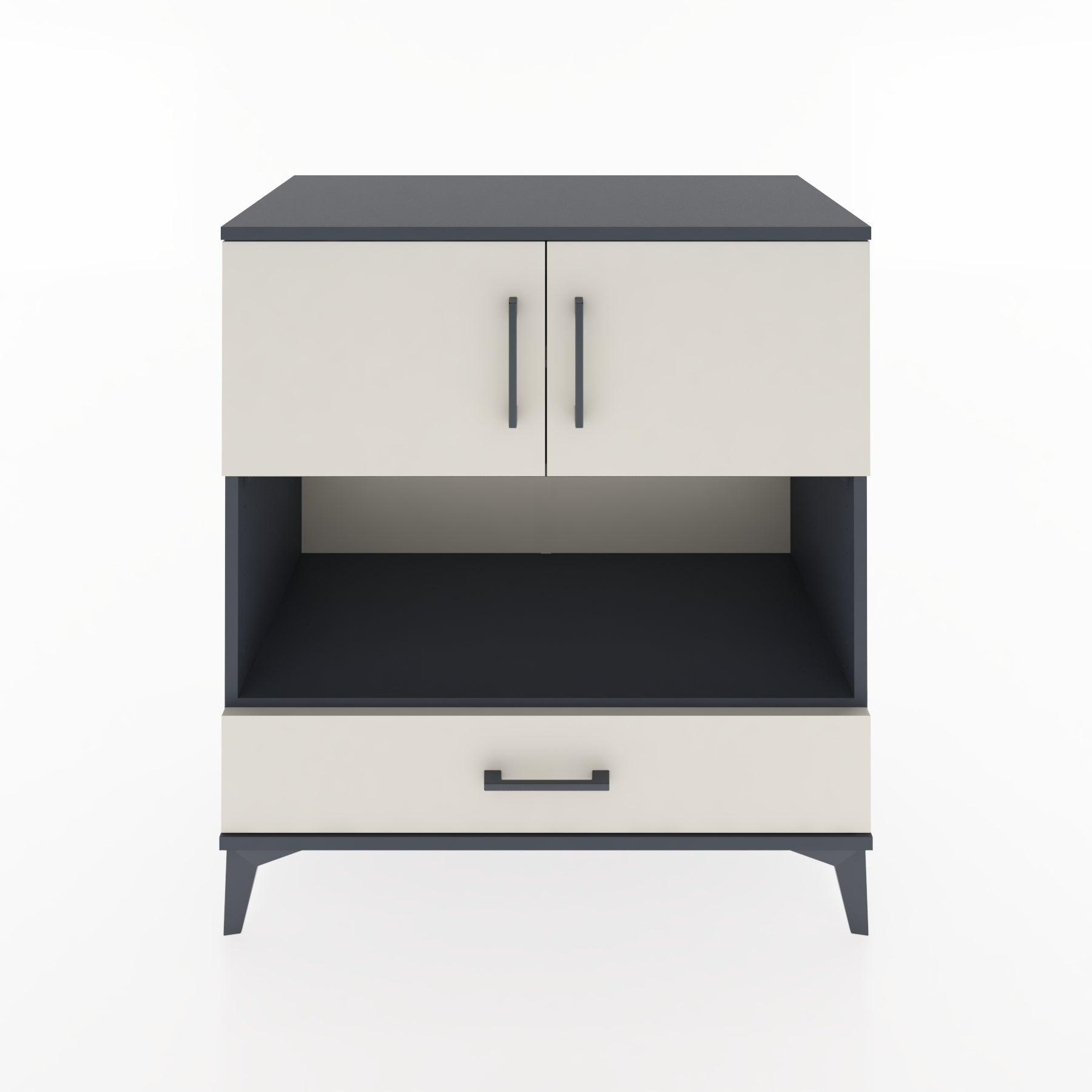 Woodntry Modular Dresser Anthracite 88x44x84 cm Functional F95-2