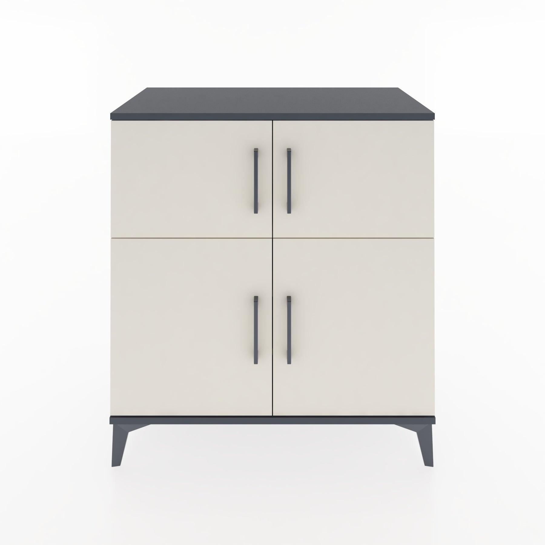 Woodntry Modular Dresser Anthracite 88x44x84 cm Covered K54-2
