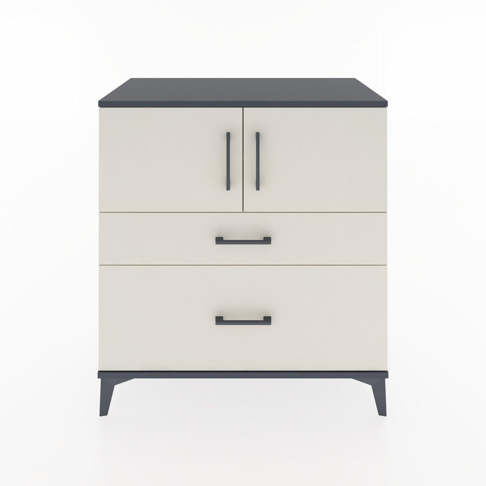 Woodntry Modular Dresser Anthracite 88x44x84 cm with Cover and Drawer KC109-2