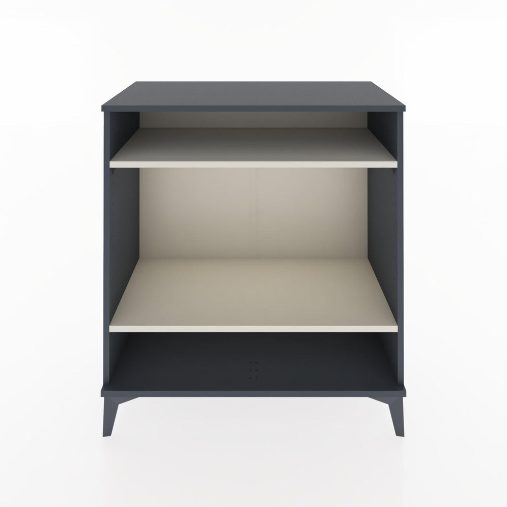 Woodntry Modüler Şifonyer Antrasit 88x44x84 cm Raflı R122-2