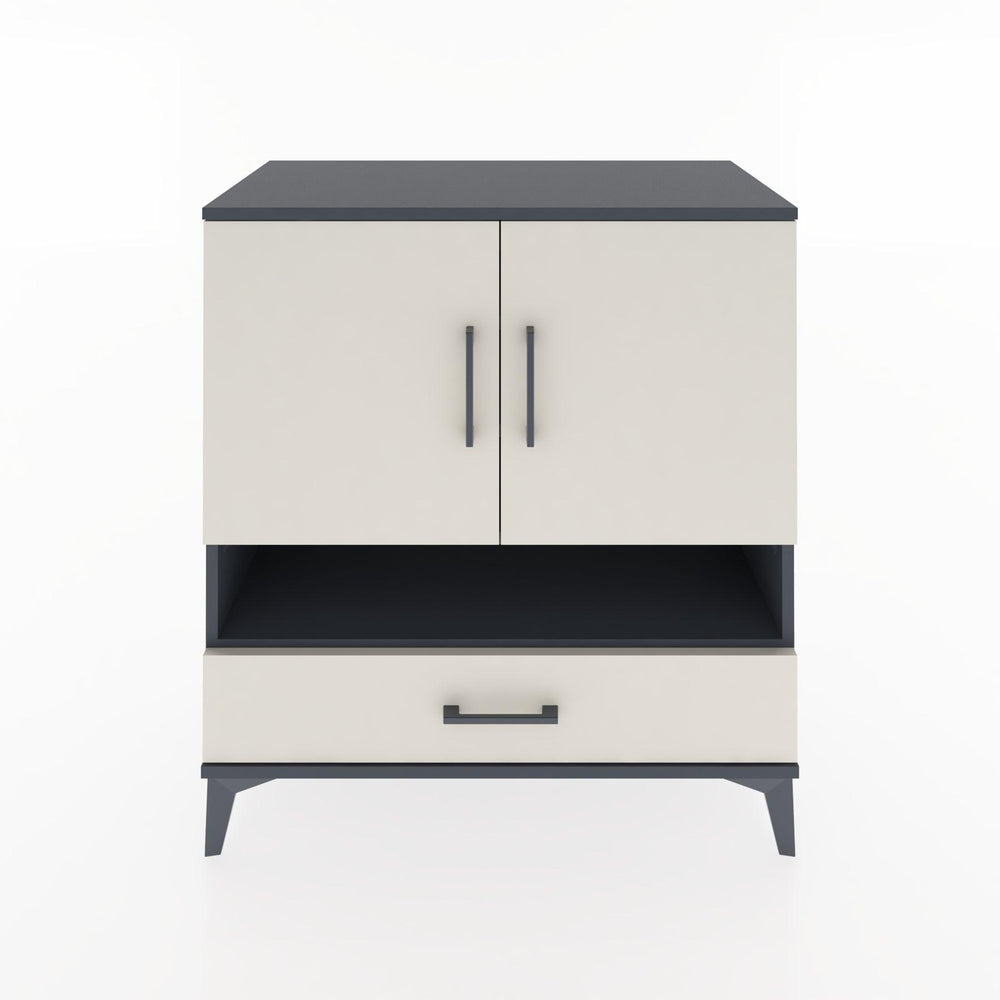Woodntry Modular Dresser Anthracite 88x44x84 cm Functional F28-2