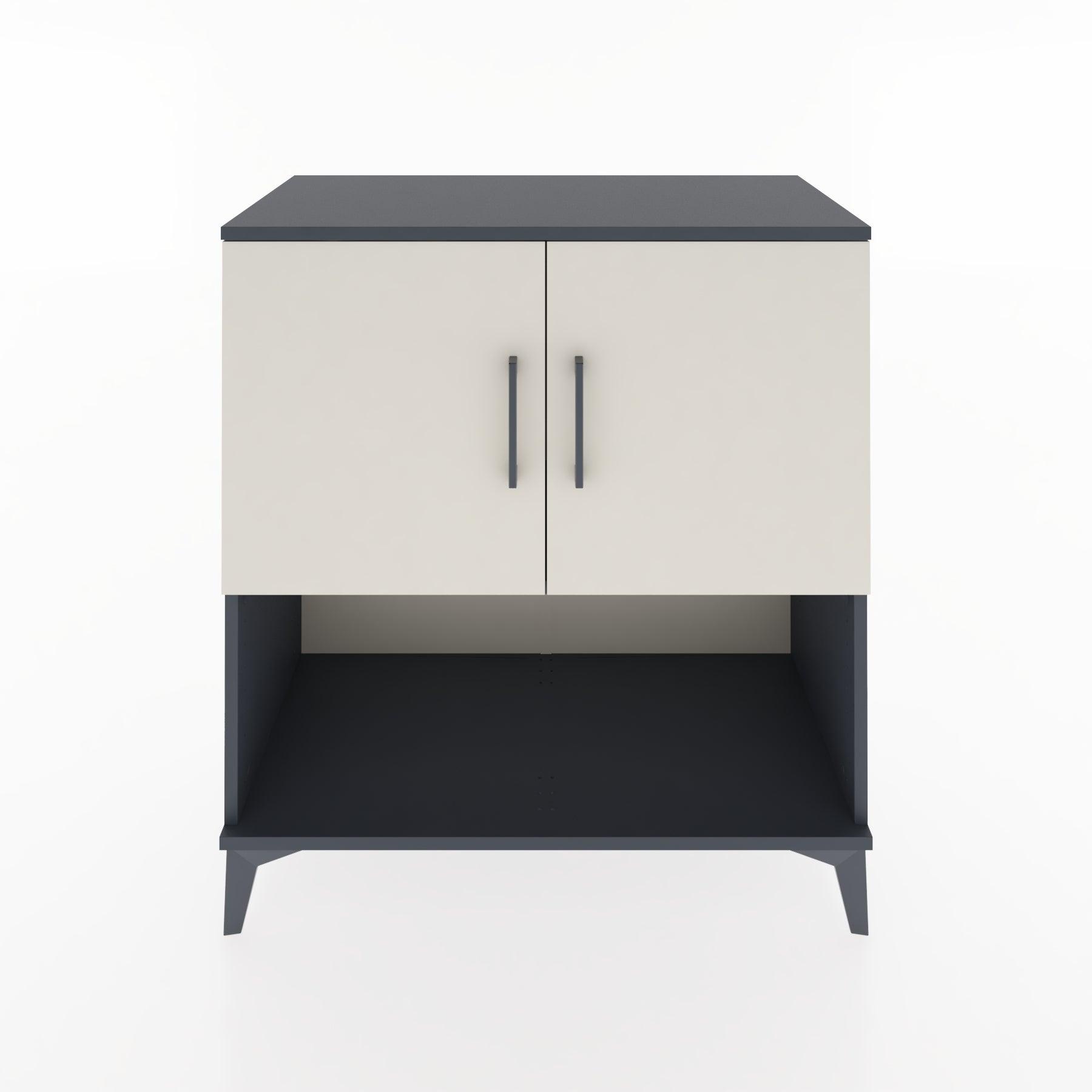 Woodntry Modular Dresser Anthracite 88x44x84 cm with Cover and Shelf KR45-2