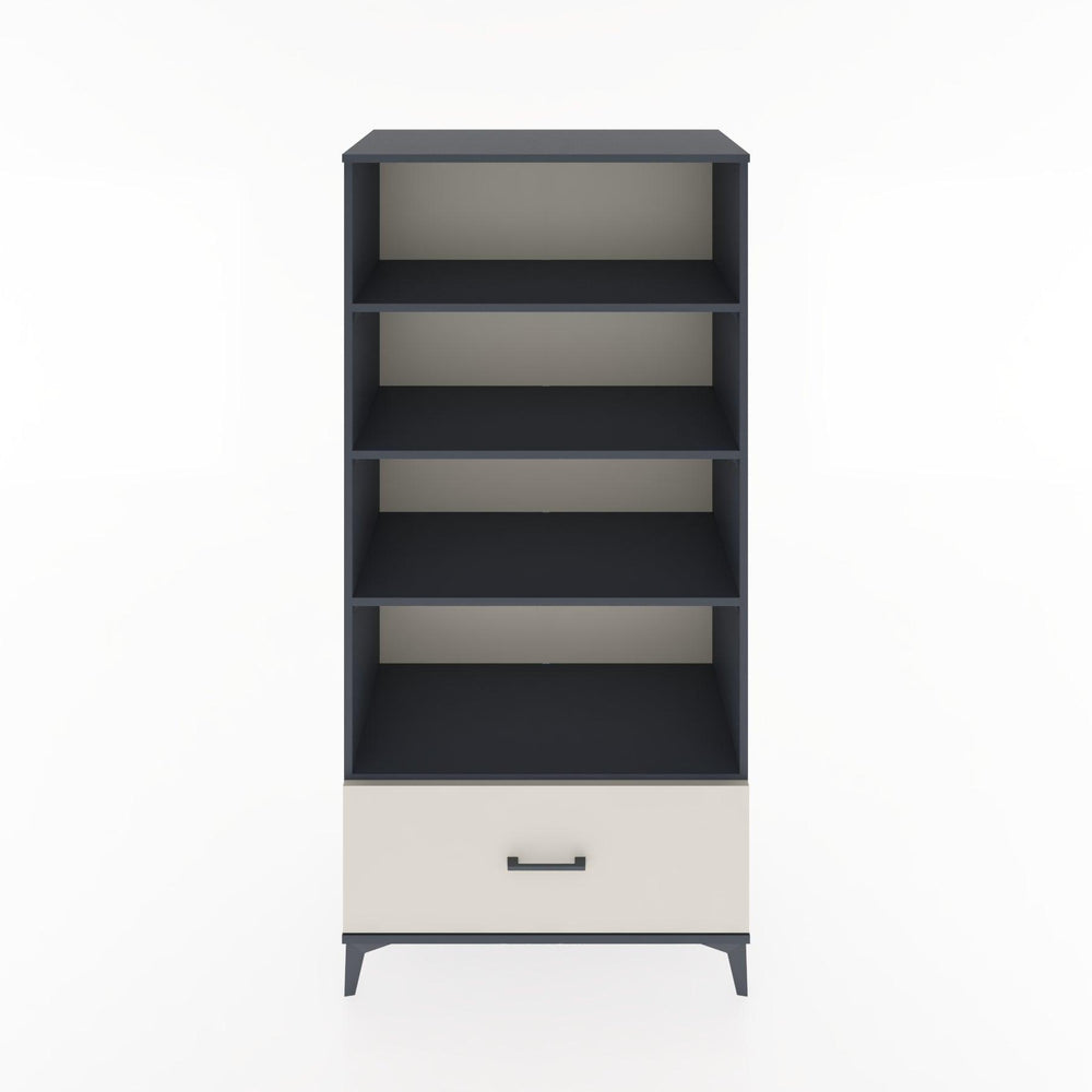 Woodntry Modular Cabinet Anthracite 88x44x170 cm with Drawers and Shelves CR44-2