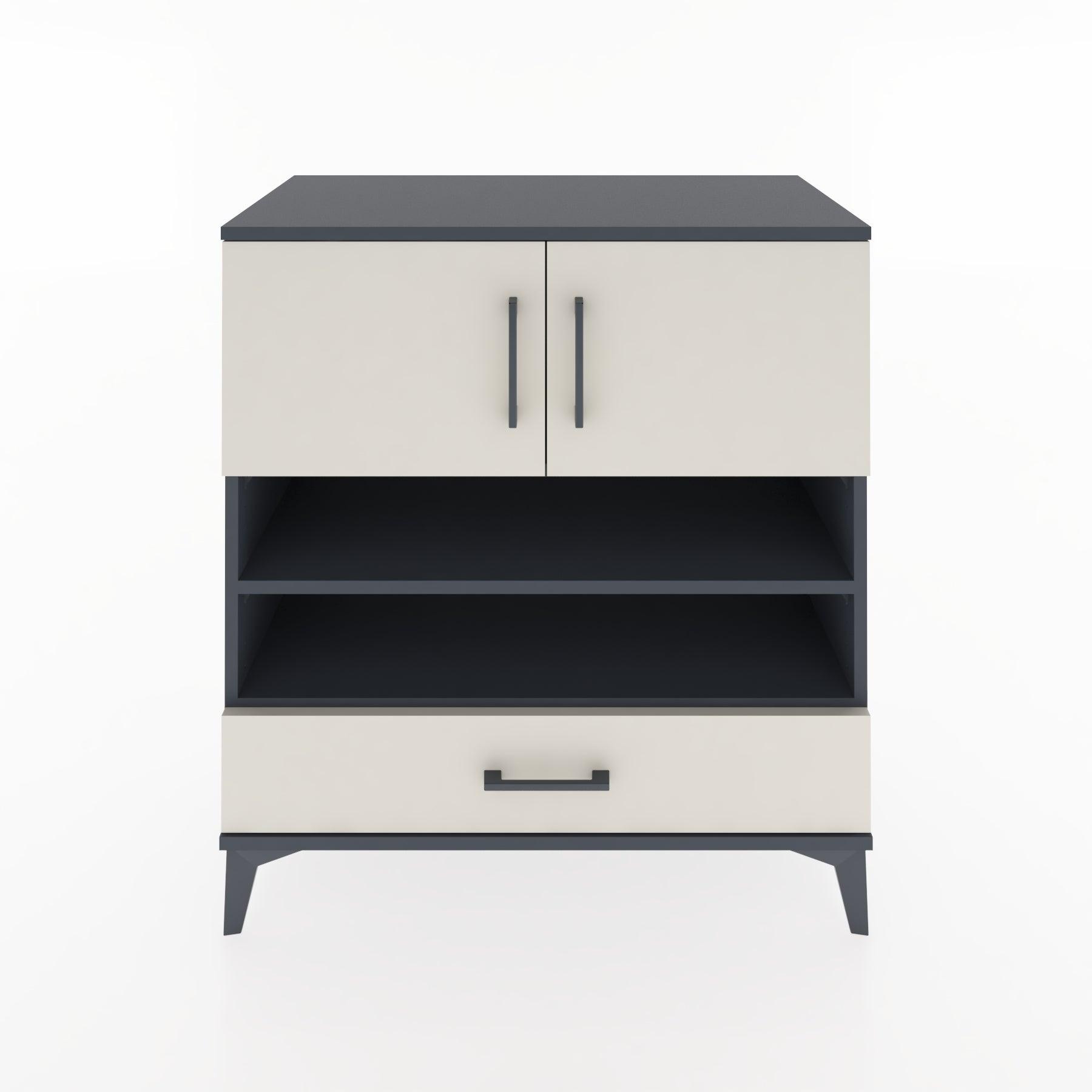 Woodntry Modular Dresser Anthracite 88x44x84 cm Functional F94-2