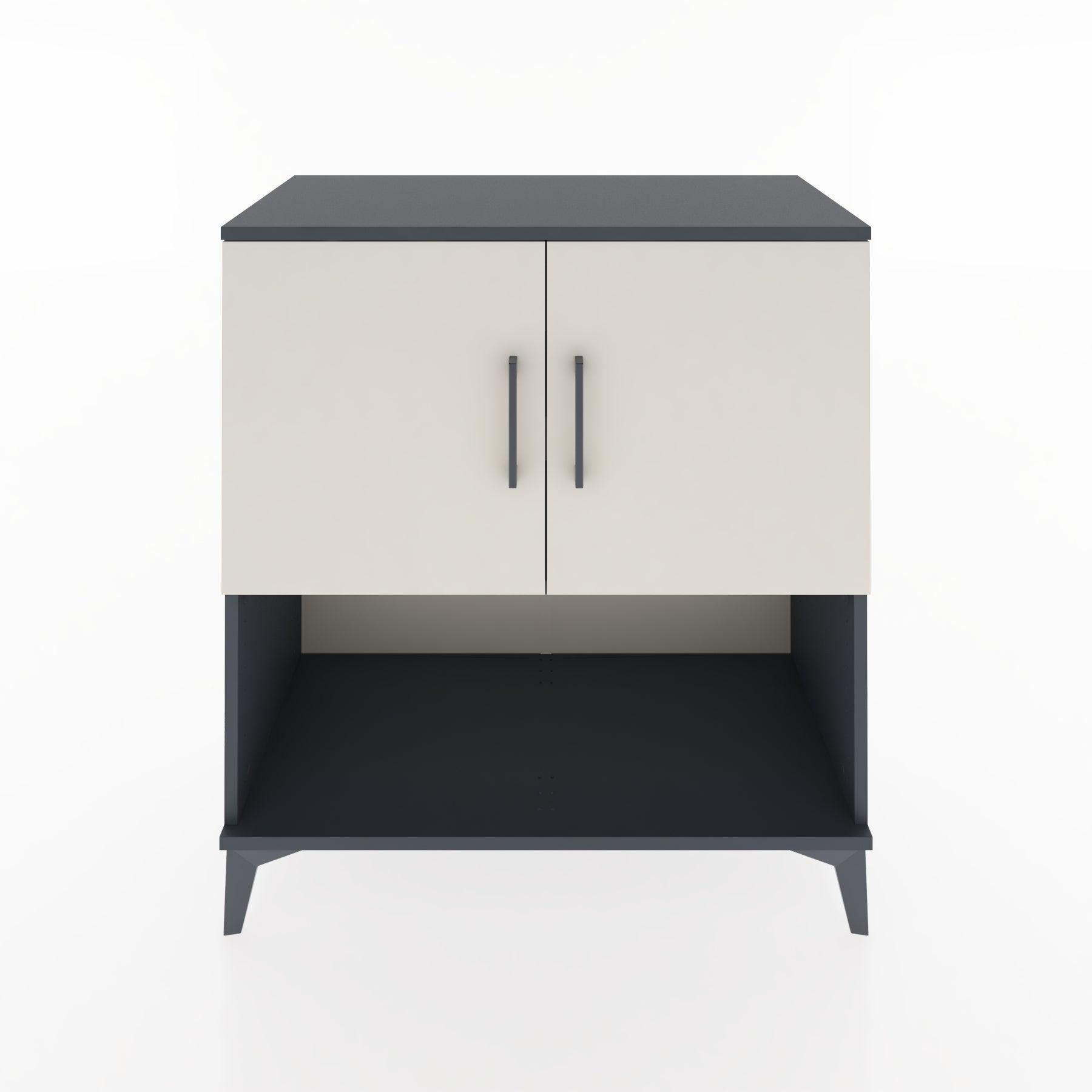 Woodntry Modular Dresser Anthracite 88x44x84 cm with Cover and Shelf KR44-2