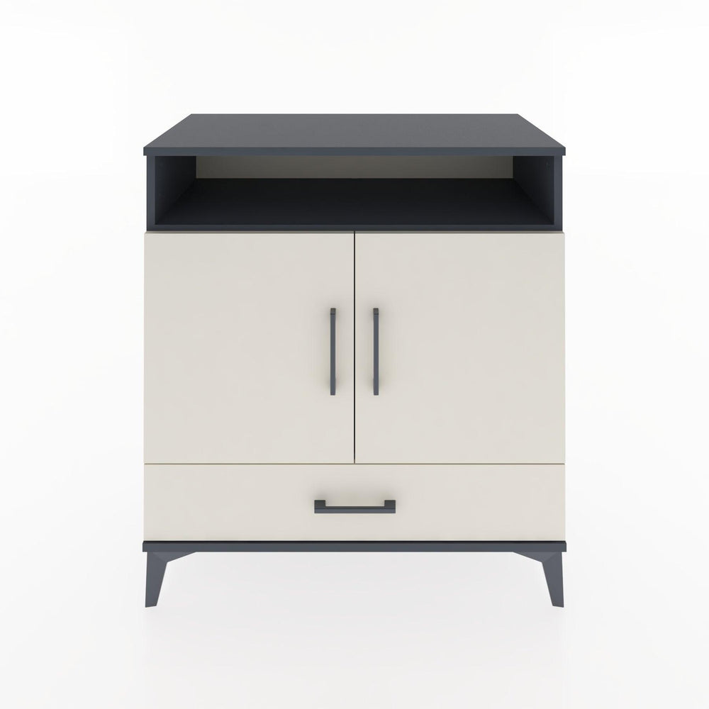 Woodntry Modüler Şifonyer Antrasit 88x44x84 cm Fonksiyonel F63-2