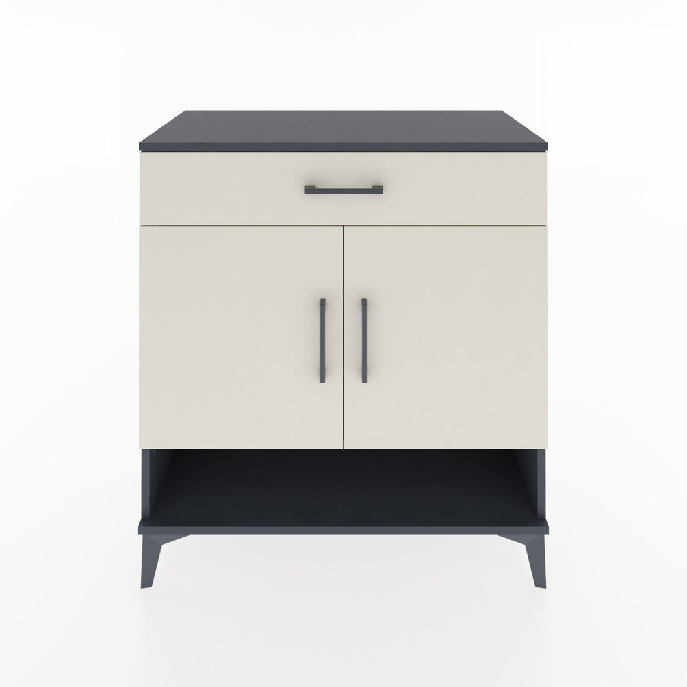 Woodntry Modüler Şifonyer Antrasit 88x44x84 cm Fonksiyonel F64-2