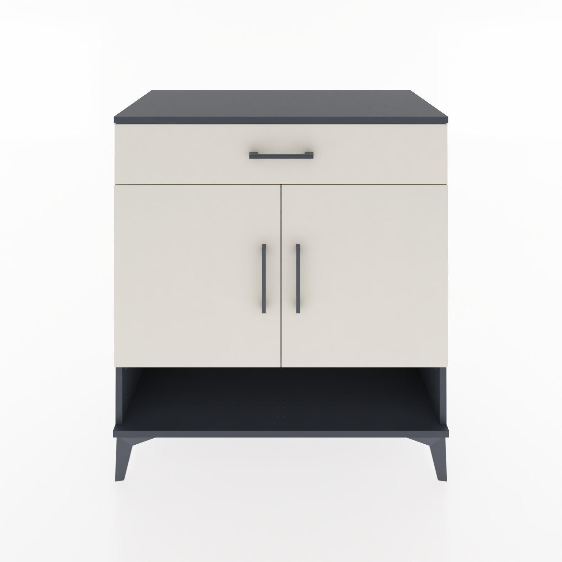 Woodntry Modular Dresser Anthracite 88x44x84 cm Functional F64-2