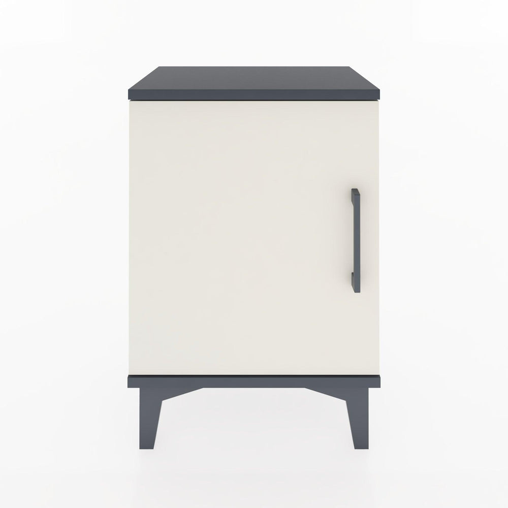 Woodntry Modüler Komodin Tek Kapaklı 44x30x52 cm Antrasit - Woodntry