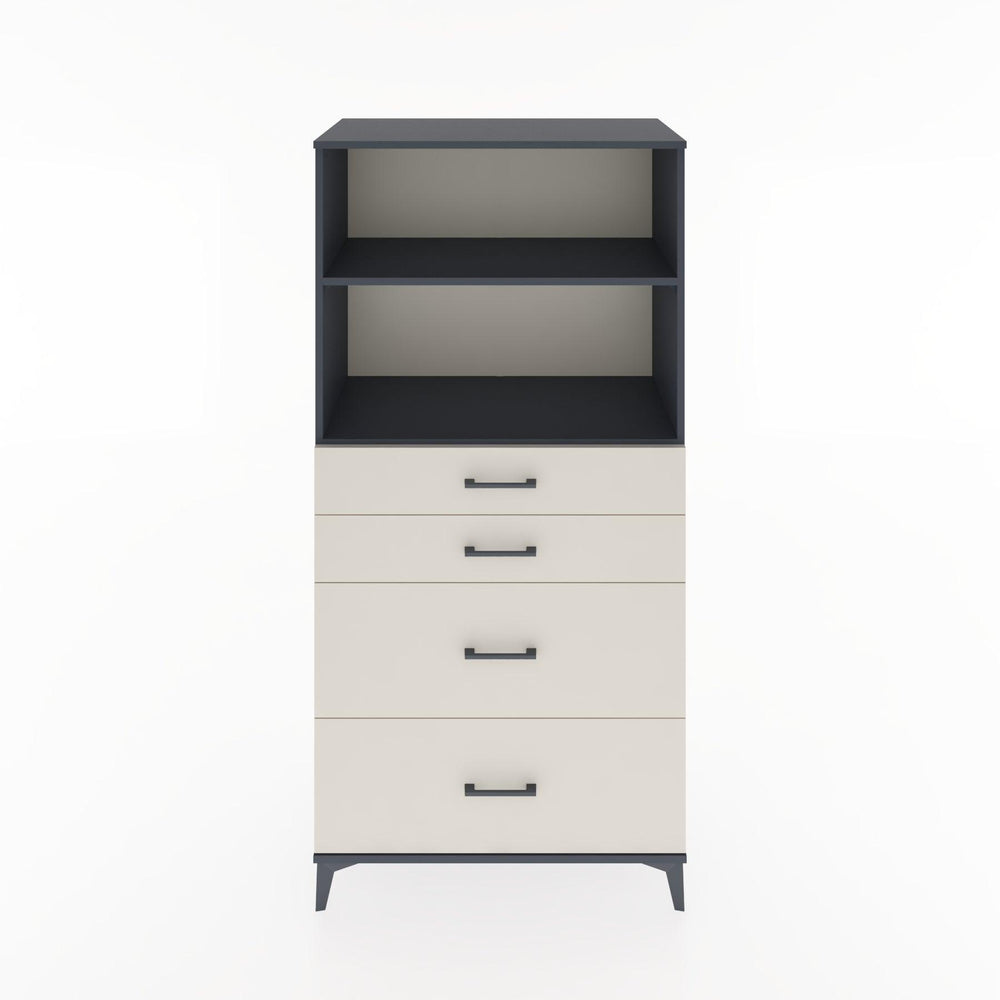 Woodntry Modular Cabinet Anthracite 88x44x170 cm with Drawers and Shelves CR47-2