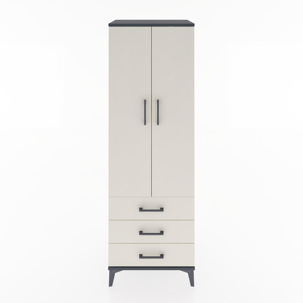 Woodntry Modular Cabinet Anthracite 60x44x170 cm with Doors and Drawers KC6-2