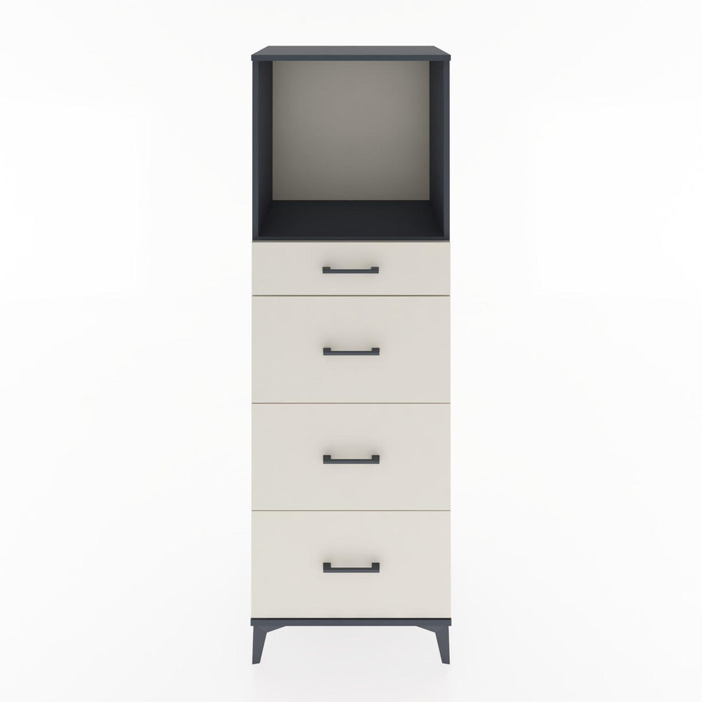 Woodntry Modular Cabinet Anthracite 60x44x170 cm with Drawers and Shelves CR50-2
