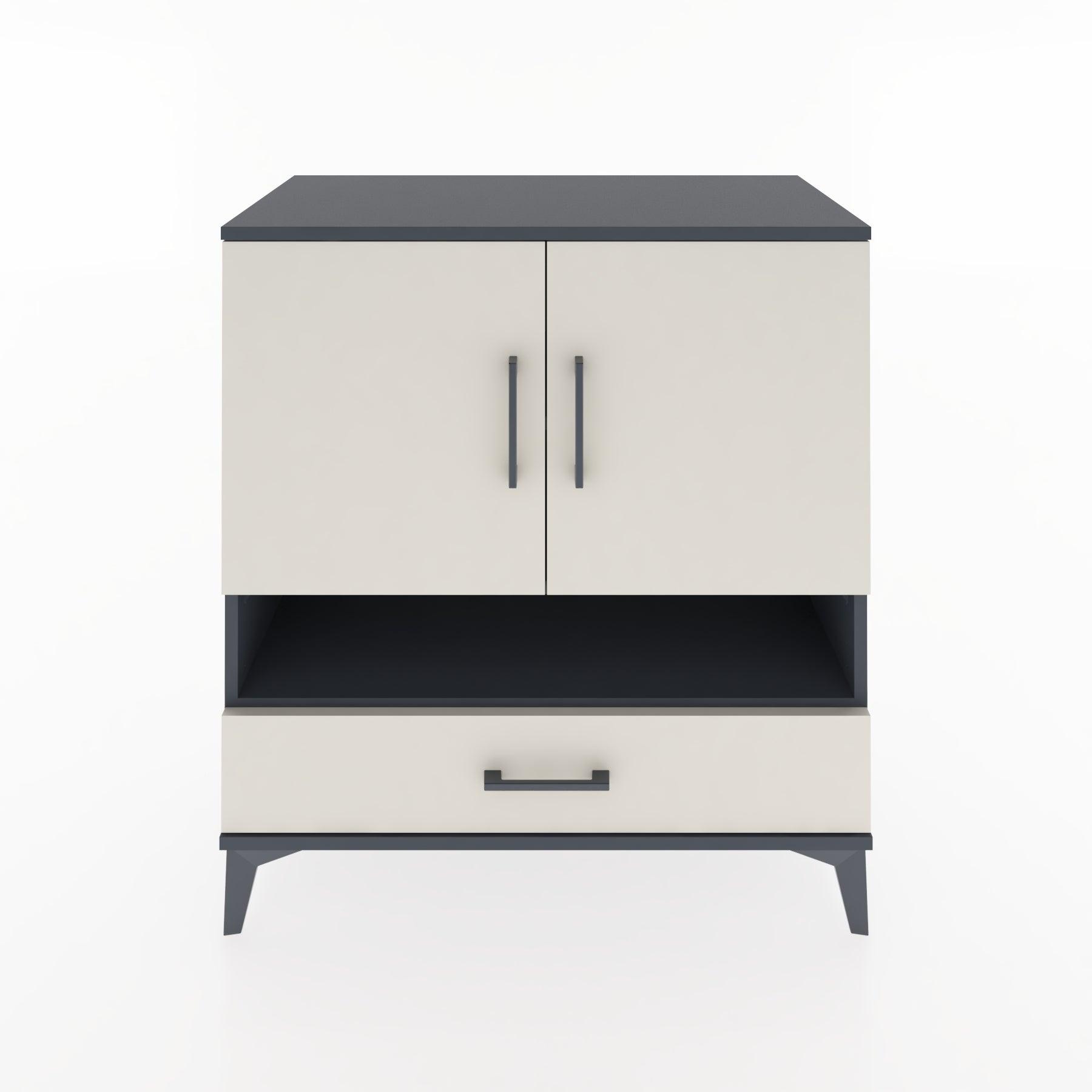 Woodntry Modular Dresser Anthracite 88x44x84 cm Functional F29-2