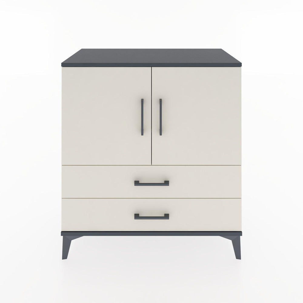 Woodntry Modular Dresser Anthracite 88x44x84 cm with Cover and Drawer KC22-2