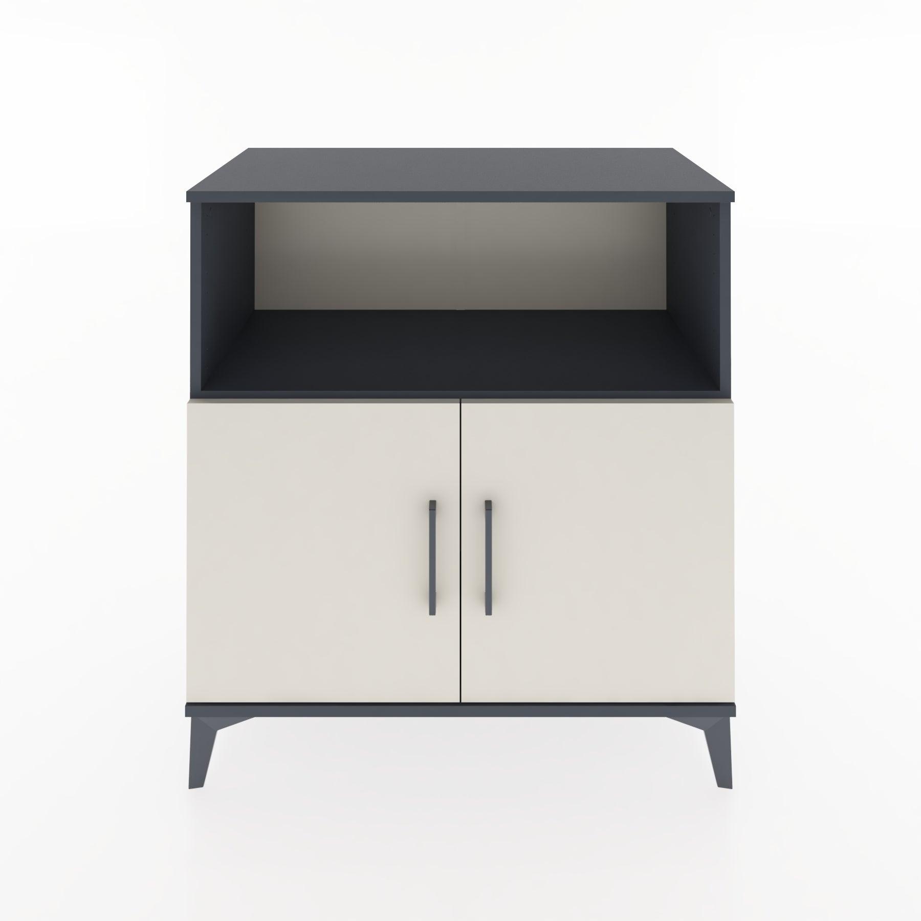 Woodntry Modular Dresser Anthracite 88x44x84 cm with Cover and Shelf KR42-2