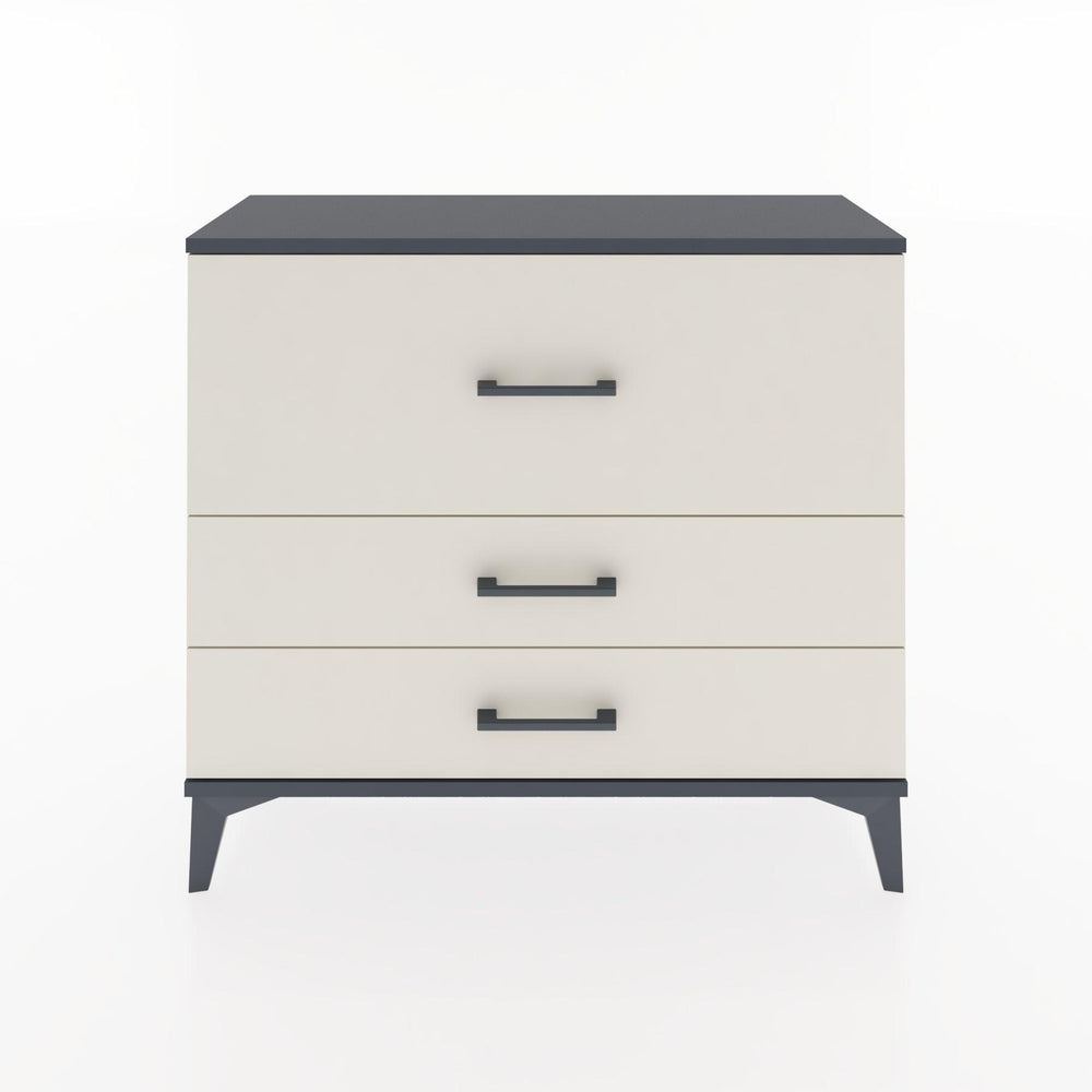 Woodntry Modüler Şifonyer Üç Çekmeceli V4 88x30x68 cm Antrasit - Woodntry