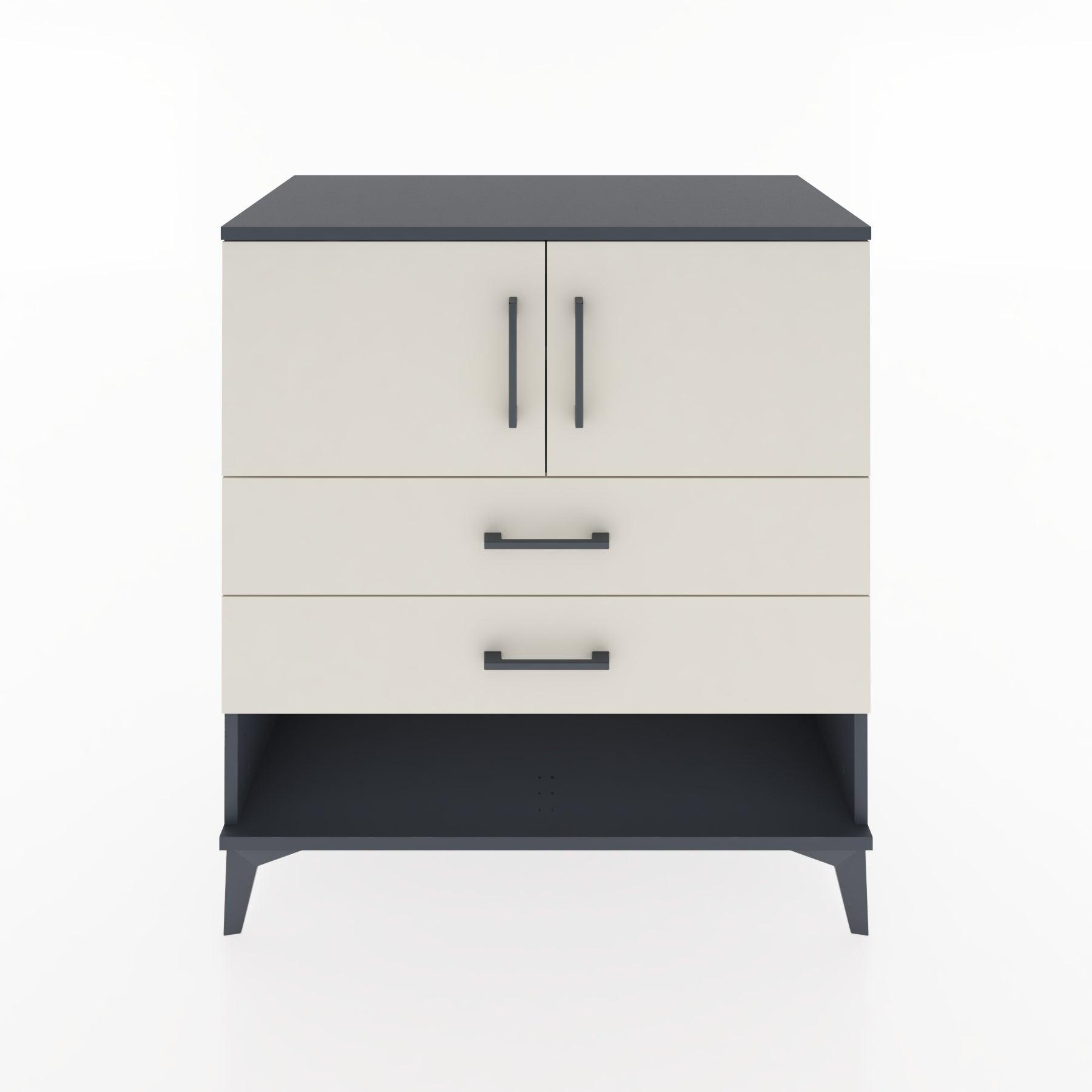 Woodntry Modular Dresser Anthracite 88x44x84 cm Functional F99-2