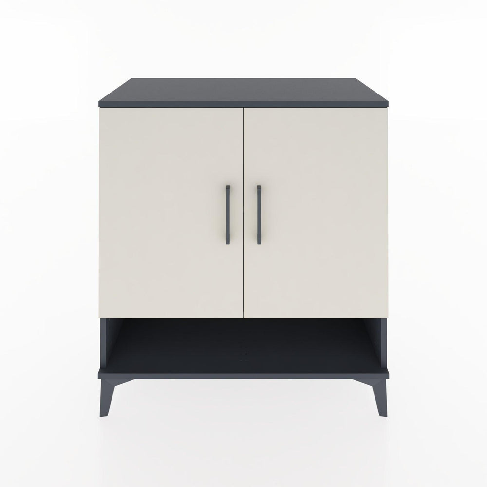 Woodntry Modular Dresser Anthracite 88x44x84 cm with Cover and Shelf KR76-2