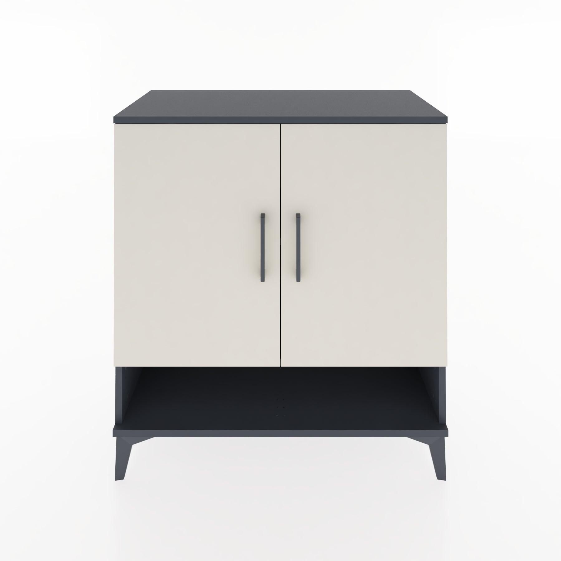 Woodntry Modular Dresser Anthracite 88x44x84 cm with Cover and Shelf KR76-2