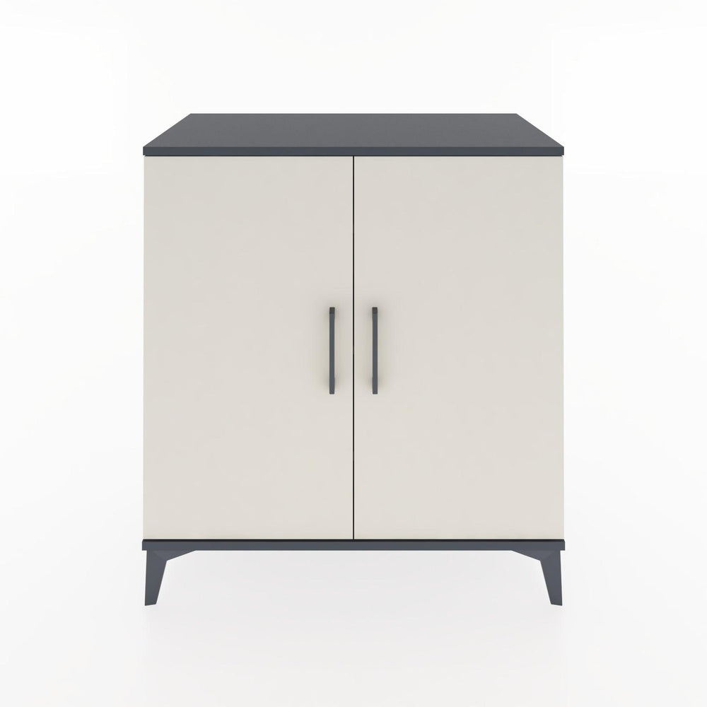 Woodntry Modüler Şifonyer Antrasit 88x44x84 cm Kapaklı K88-2