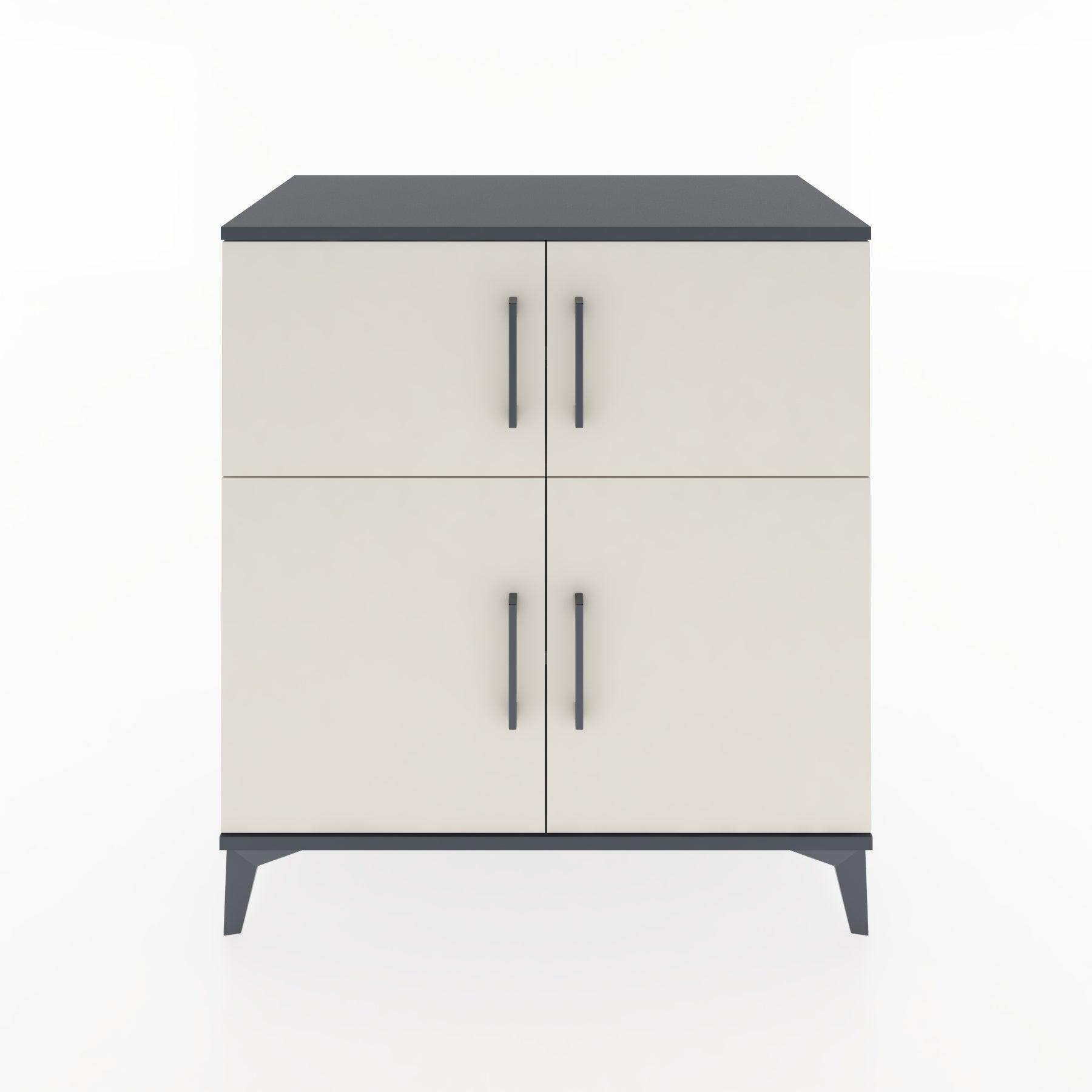 Woodntry Modular Dresser Anthracite 88x44x84 cm Covered K53-2