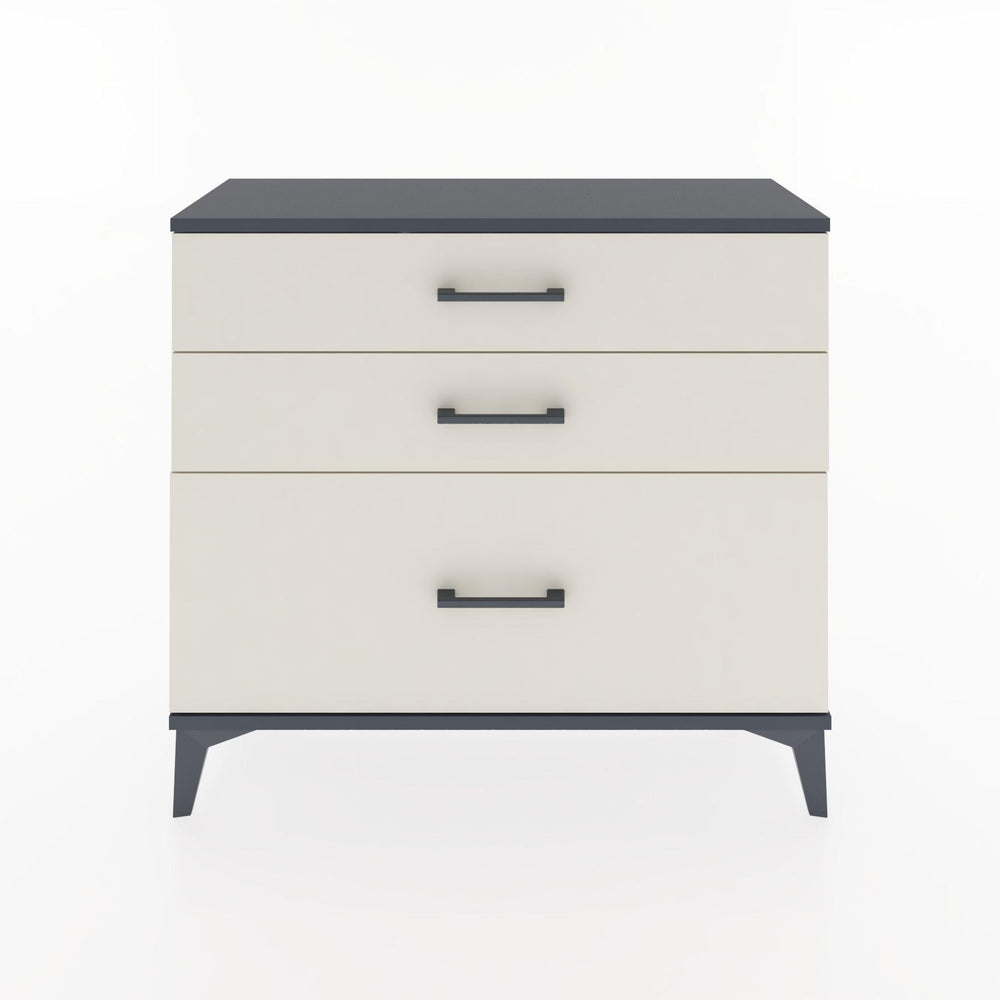 Woodntry Modüler Şifonyer Üç Çekmeceli V3 88x30x68 cm Antrasit - Woodntry