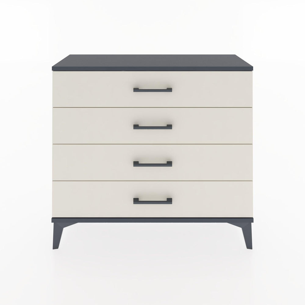 Woodntry Modüler Şifonyer 4 Çekmeceli 88x30x68 cm Antrasit - Woodntry