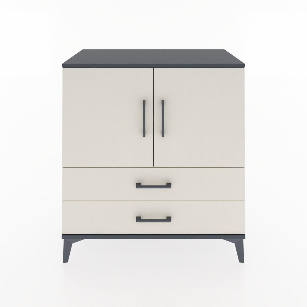 Woodntry Modular Dresser Anthracite 88x44x84 cm with Cover and Drawer KC23-2