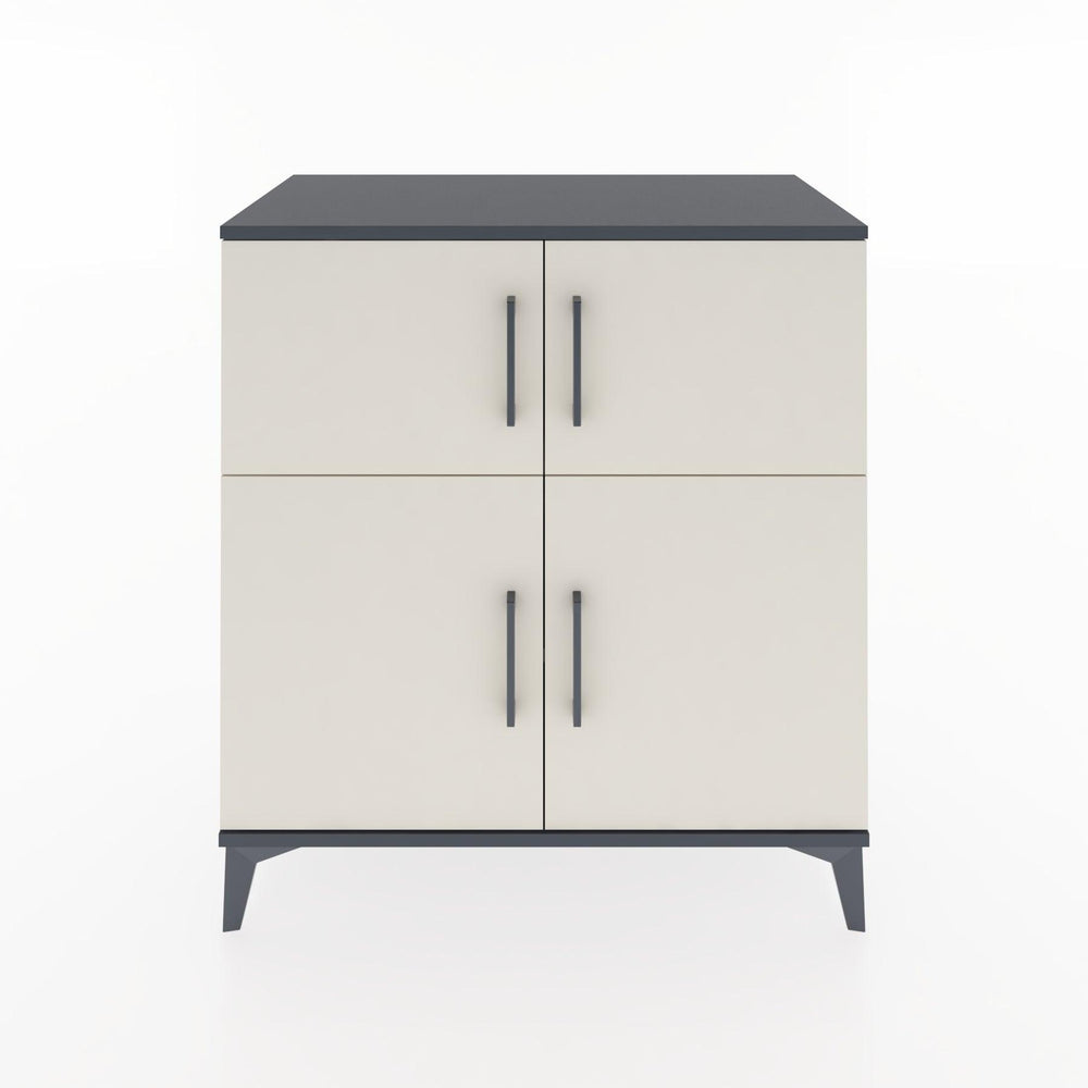 Woodntry Modüler Şifonyer Antrasit 88x44x84 cm Kapaklı K56-2