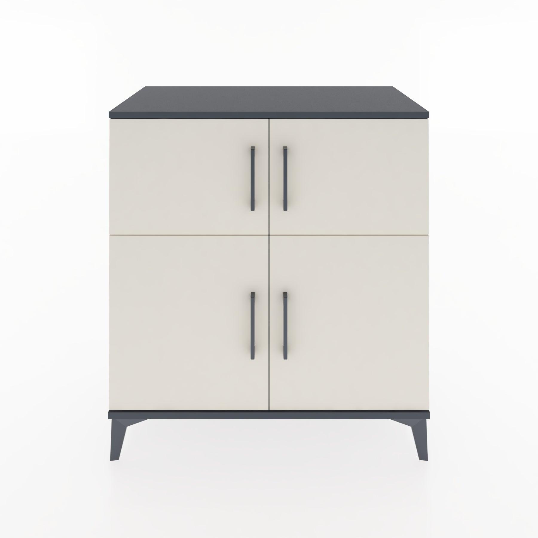 Woodntry Modular Dresser Anthracite 88x44x84 cm Covered K56-2