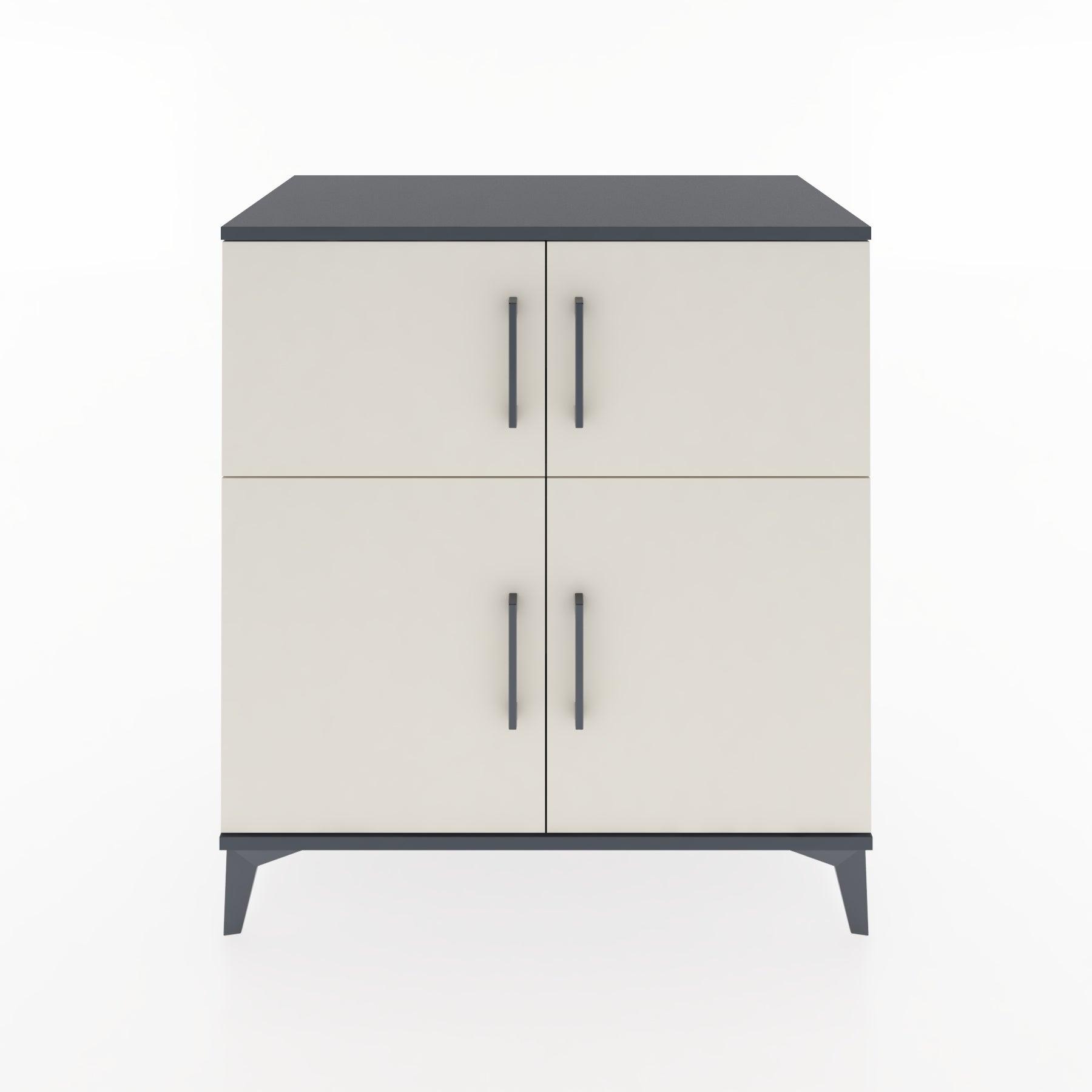Woodntry Modular Dresser Anthracite 88x44x84 cm Covered K57-2