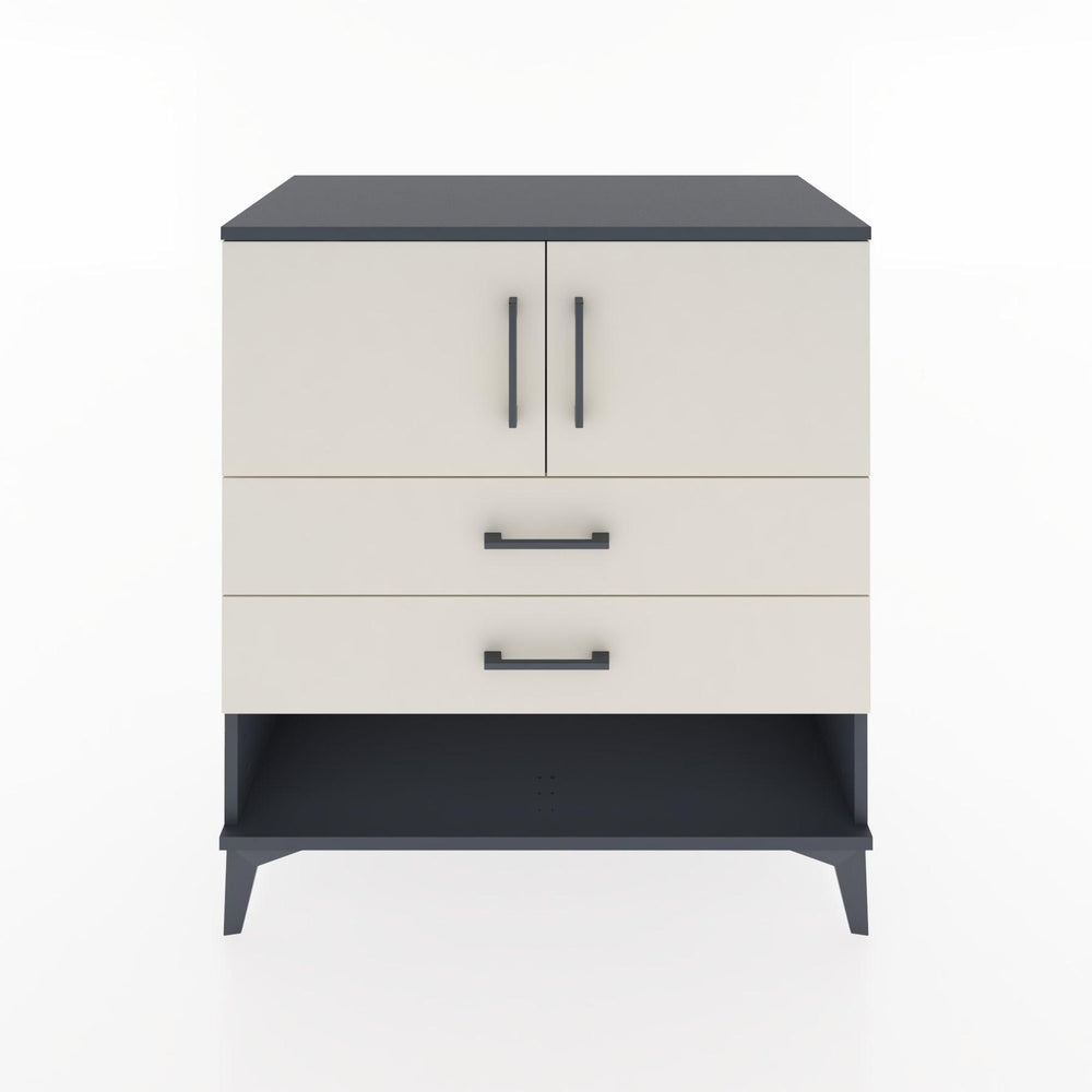 Woodntry Modüler Şifonyer Antrasit 88x44x84 cm Fonksiyonel F100-2