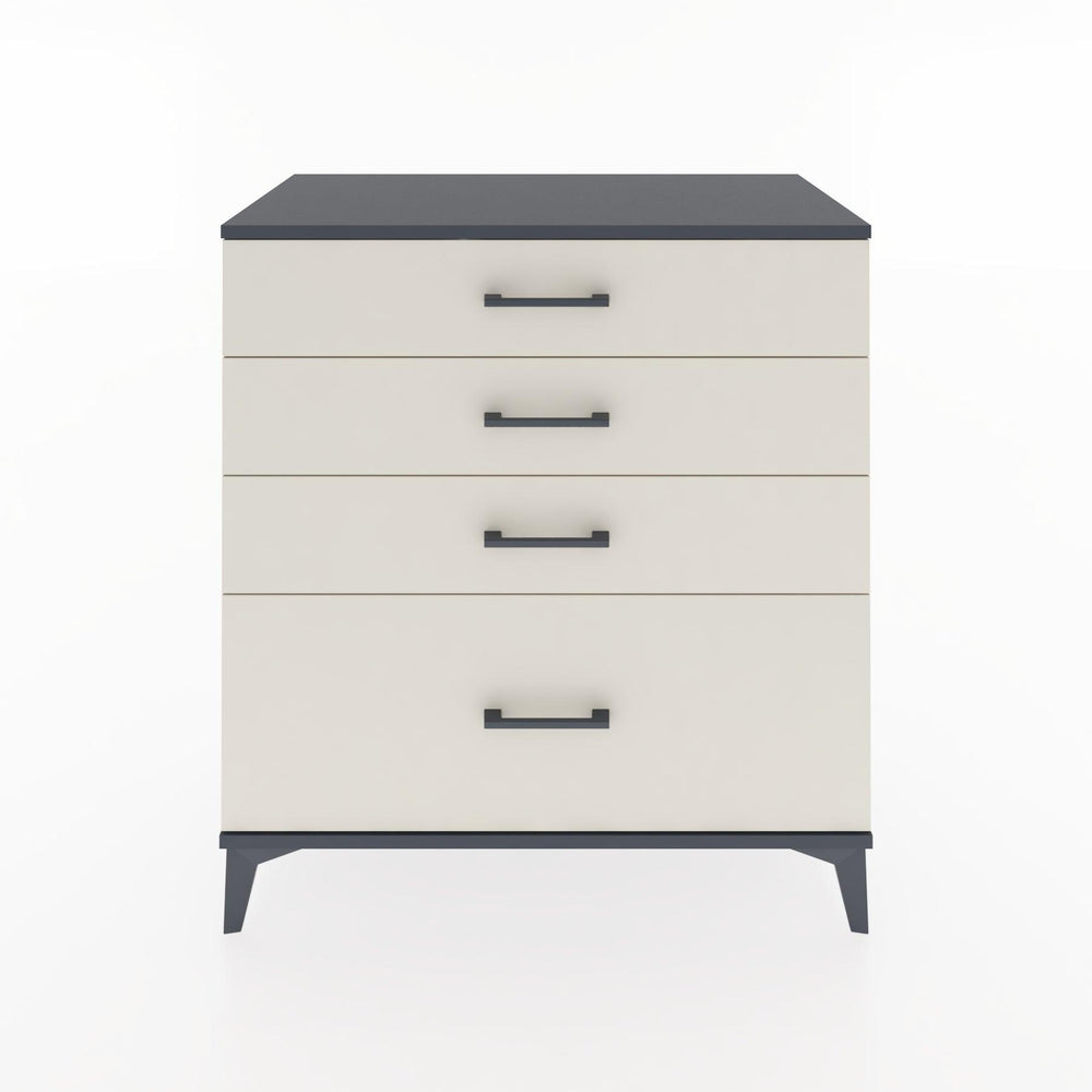 Woodntry Modüler Şifonyer Antrasit 88x44x84 cm Çekmeceli C8-2