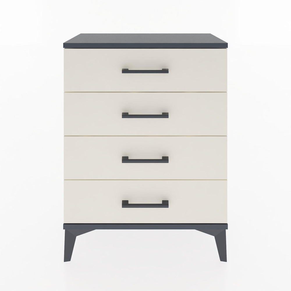 Woodntry Modüler Komodin Antrasit 60x30x68 cm Çekmeceli C1-2