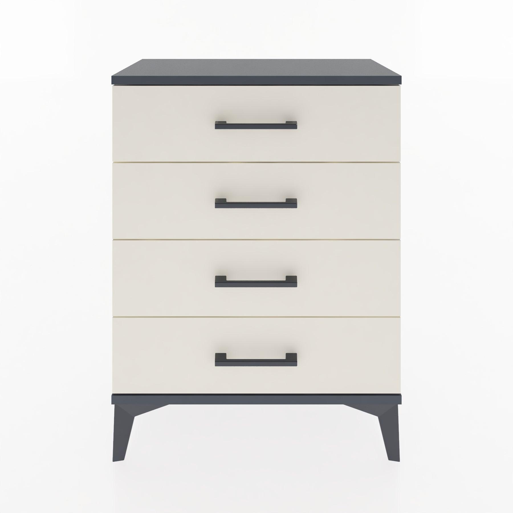 Woodntry Modular Nightstand Anthracite 60x30x68 cm Drawer C1-2