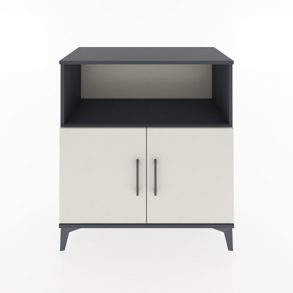 Woodntry Modular Dresser Anthracite 88x44x84 cm with Cover and Shelf KR40-2