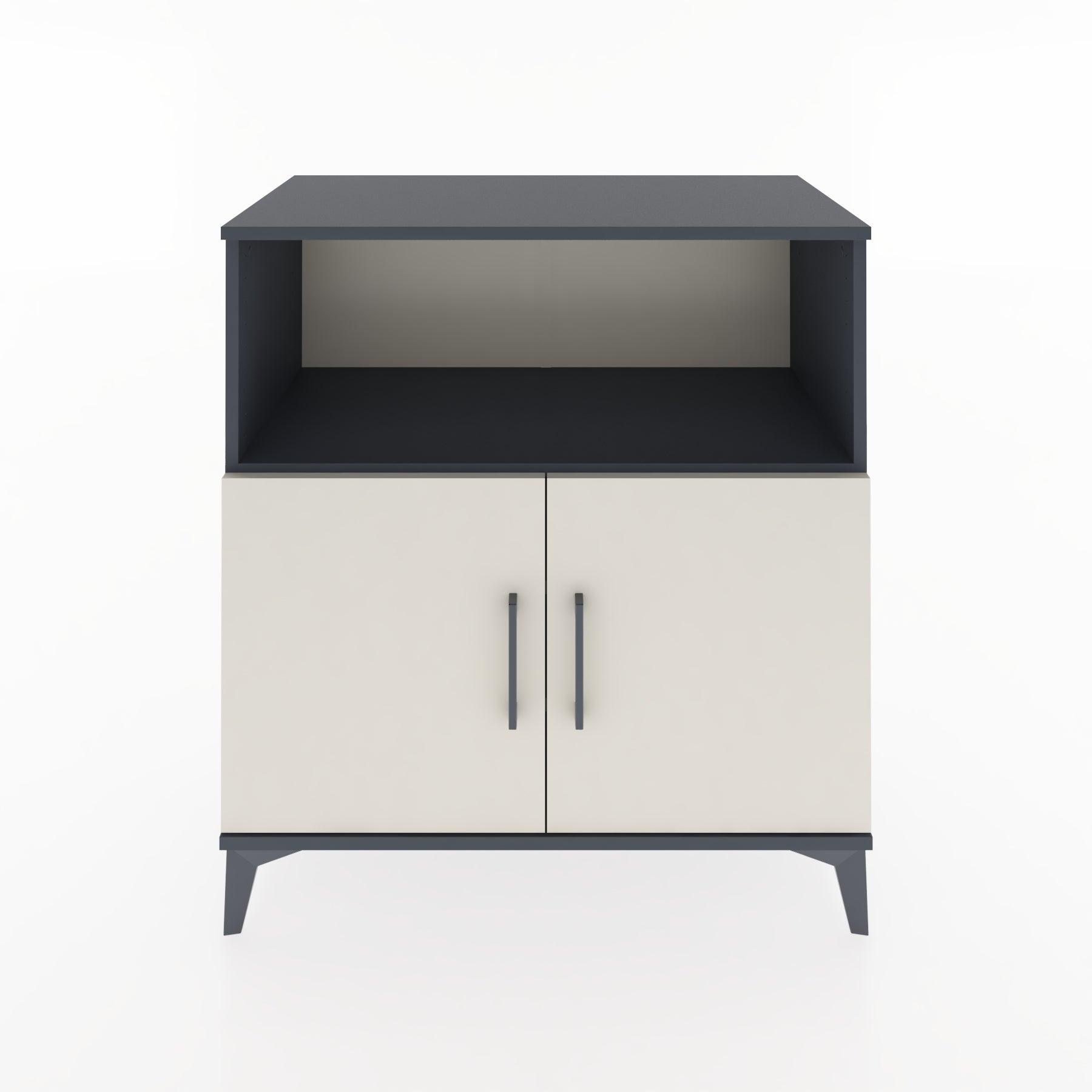 Woodntry Modular Dresser Anthracite 88x44x84 cm with Cover and Shelf KR40-2