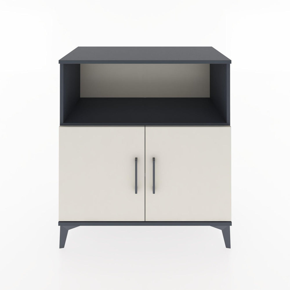 Woodntry Modular Dresser Anthracite 88x44x84 cm with Cover and Shelf KR41-2
