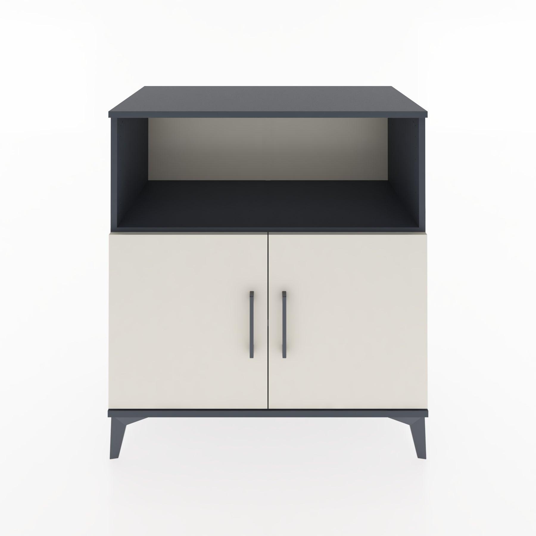 Woodntry Modular Dresser Anthracite 88x44x84 cm with Cover and Shelf KR41-2