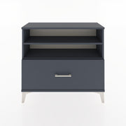 Woodntry Modüler Şifonyer Raf ve Çekmece V1 88x30x68 cm Antrasit - Woodntry