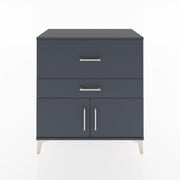 Woodntry Modular Dresser Anthracite 88x44x84 cm with Cover and Drawer KC106-2