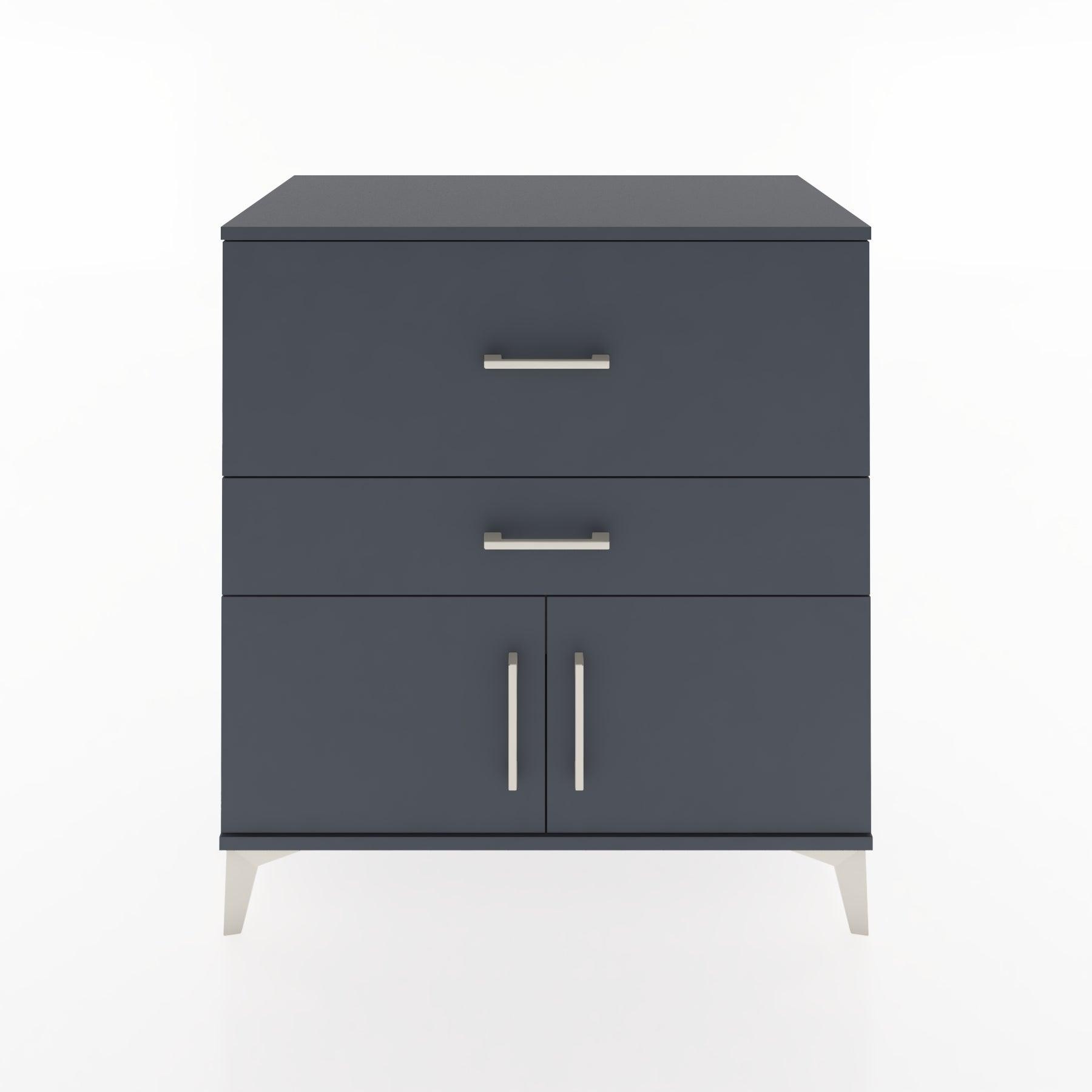 Woodntry Modular Dresser Anthracite 88x44x84 cm with Cover and Drawer KC106-2