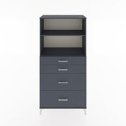 Woodntry Modular Cabinet Anthracite 88x44x170 cm with Drawers and Shelves CR47-2