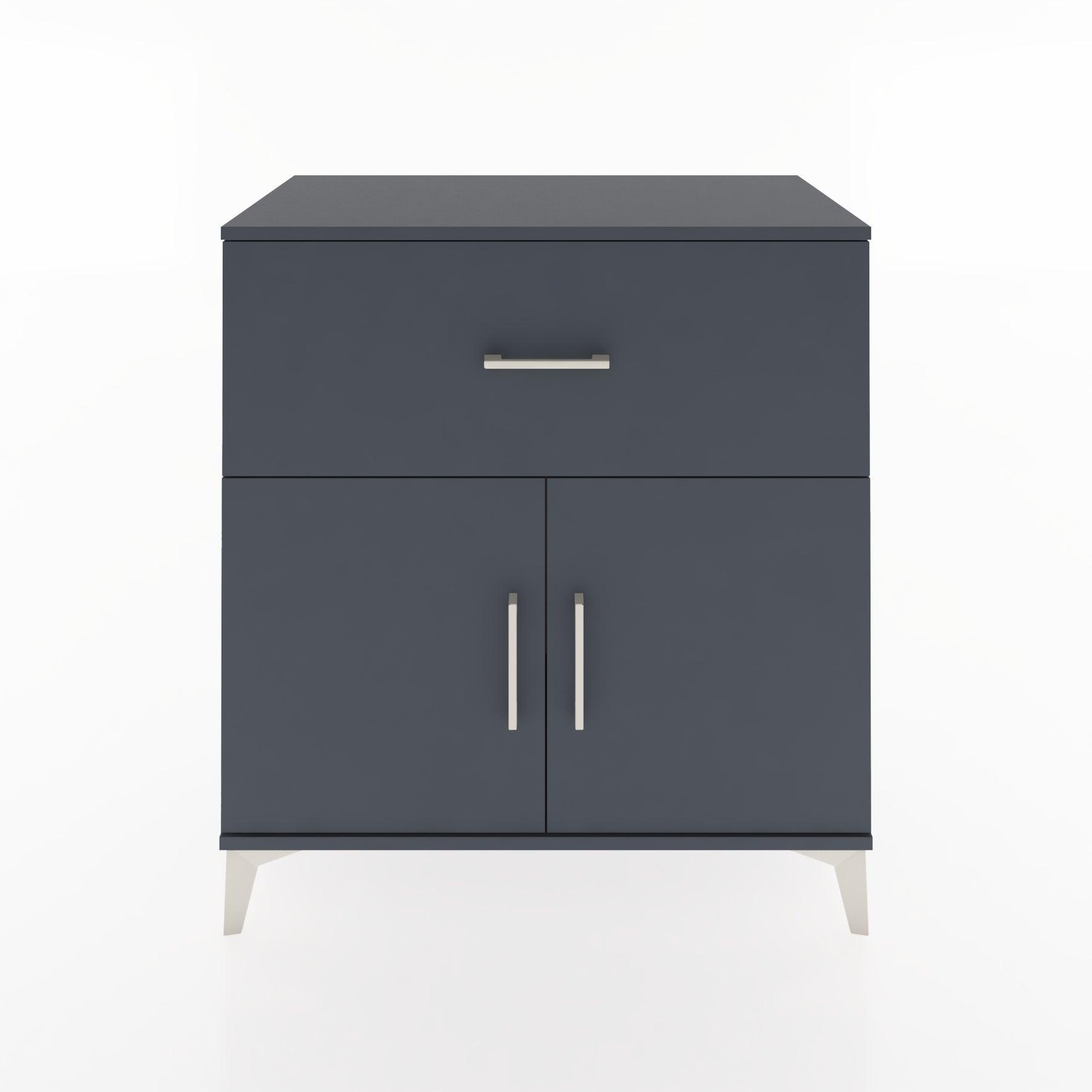Woodntry Modular Dresser Anthracite 88x44x84 cm with Cover and Drawer KC51-2