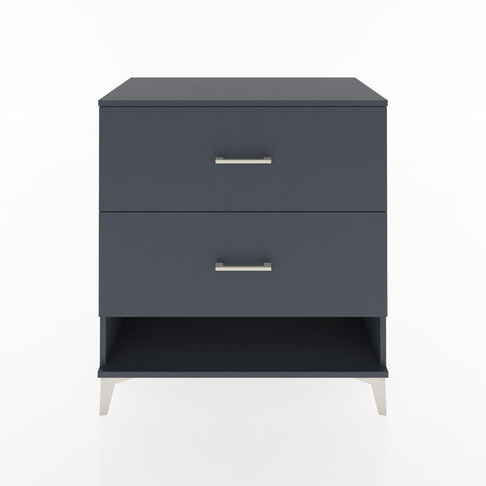 Woodntry Modular Dresser Anthracite 88x44x84 cm with Drawers and Shelves CR4-2