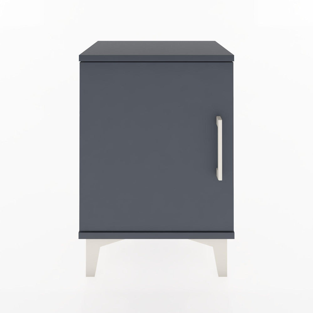 Woodntry Modüler Komodin Tek Kapaklı 44x30x52 cm Antrasit - Woodntry