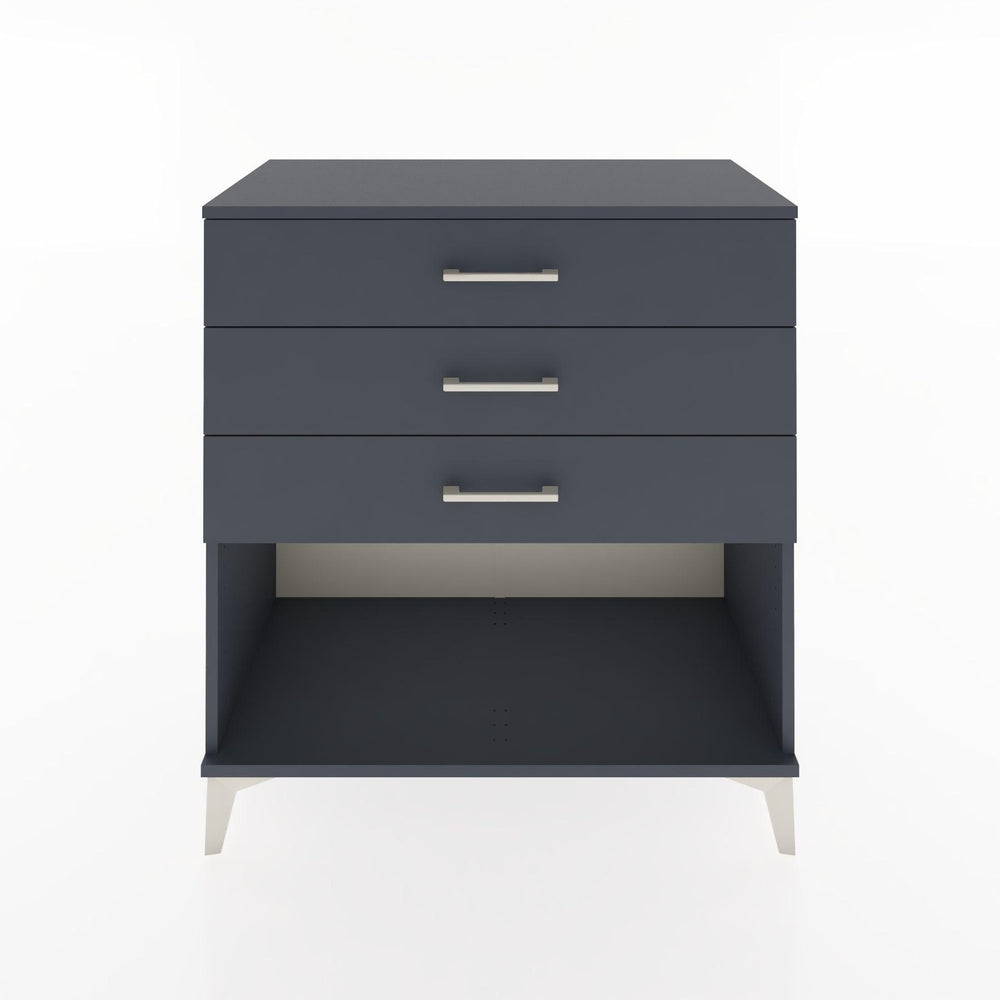 Woodntry Modular Dresser Anthracite 88x44x84 cm with Drawers and Shelves CR11-2
